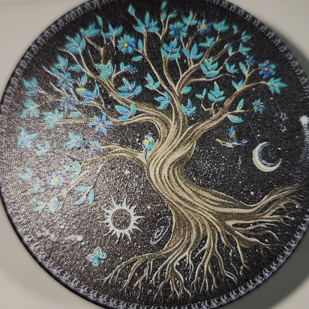 Tree of Life Painted Art On A Dry Herb Grinder - Picture 6 of 6
